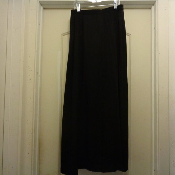 EDWARDIAN VICTORIAN STYLED GIRL BLACK TENCELL MAXI SKIRT BY COLDWATER CREEK 8 - Picture 6 of 8
